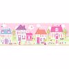 Picture of Happy Street Village Pink Border