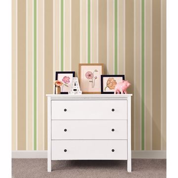 Show details for Sunshine Stripe Light Green Stripe