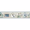 Picture of Cottage Chic Birdhouses Blue Border 