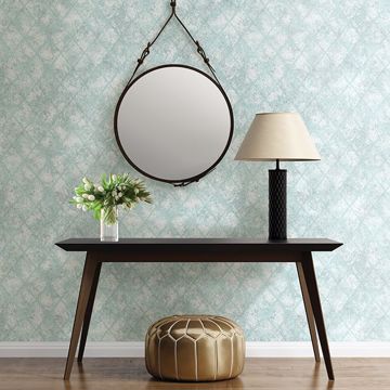 Show details for Mercury Glass Blue Distressed Metallic