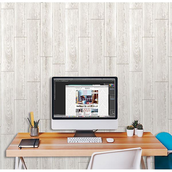 NU1930 Serene Cream Peel and Stick Wallpaper by NUWallpaper