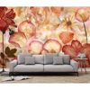 Dried Flowers Wall Mural