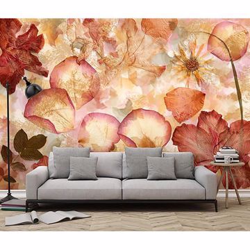 Show details for Dried Flowers Wall Mural