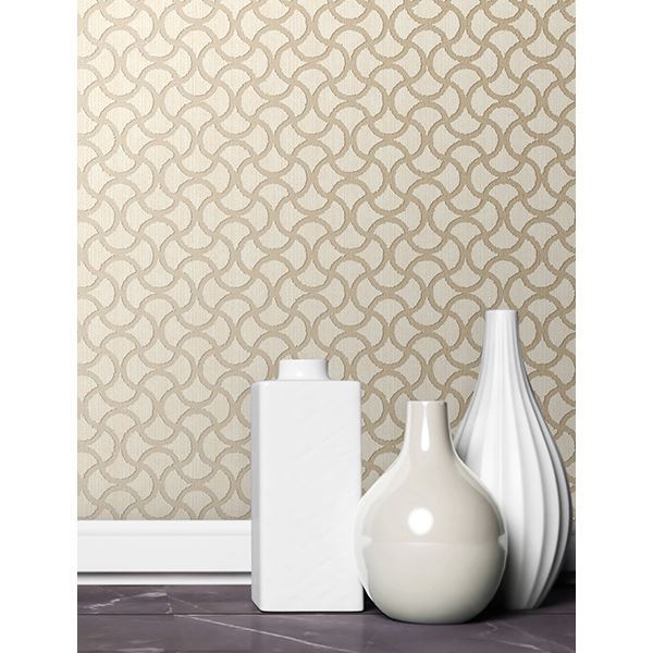 268323011 Scale Cream Geometric by Decorline