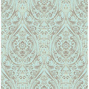 Show details for Nomad Damask Peel And Stick Wallpaper