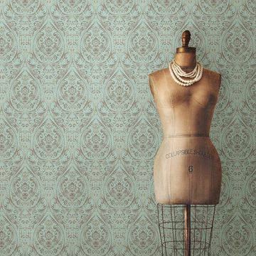 Show details for Nomad Damask Peel And Stick Wallpaper