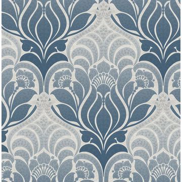Picture of Twill Blue Damask 