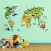 Picture of Kids World Map Wall Decals