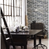 Picture of Painted Grey Brick Wallpaper 