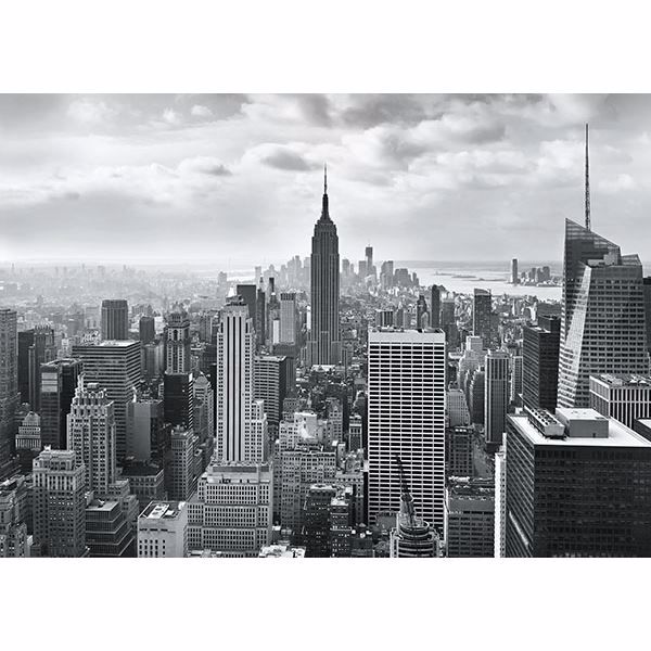 8 323 Nyc Black And White Wall Mural By Komar - Black And White Nyc Wall Mural