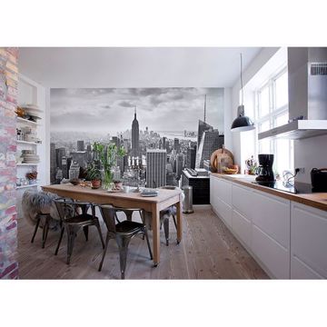 Show details for NYC Black and White Wall Mural