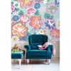 Blue English Country Floral Dream Wall Mural