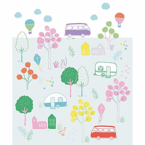 Picture of Road Trip Wall Mural 