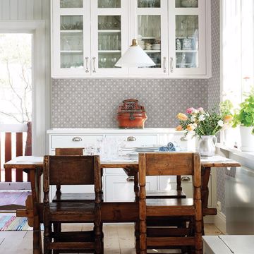 Show details for Orbit Grey Floral Wallpaper