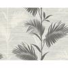 Picture of Away On Holiday Black Palm Wallpaper