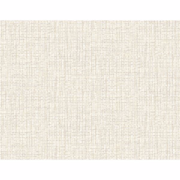 Picture of Woven Summer White Grid Wallpaper 