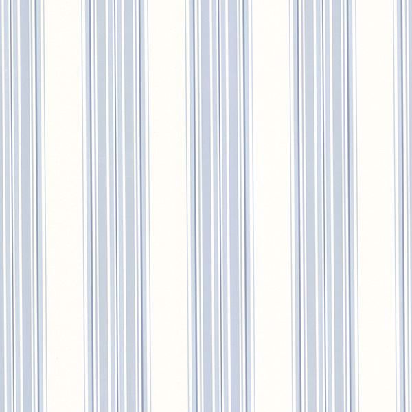 2718 Clancy Blue Shiny Multi Stripe Wallpaper By Brewster