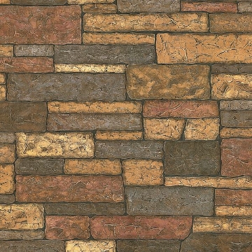 Picture of Clayton Charcoal Stone Texture Wallpaper 