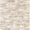 Picture of Urbania White Brick Texture Wallpaper 