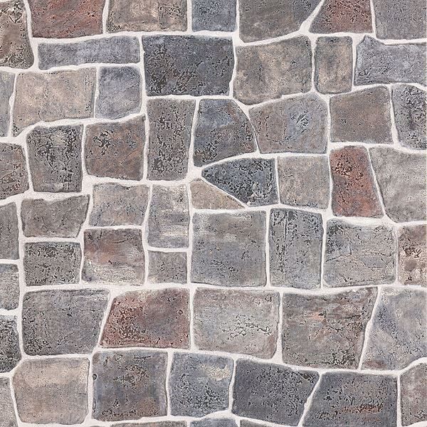 2718-44150 - Flagstone Grey Slate Path Wallpaper - by Brewster