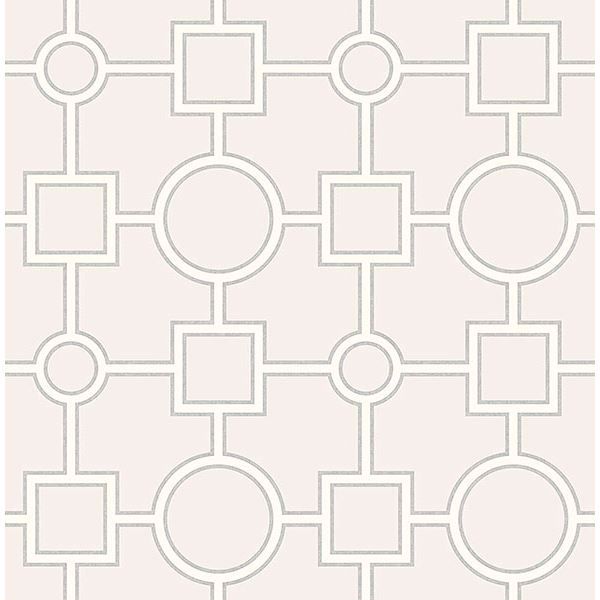 Picture of Matrix Light Grey Geometric Wallpaper