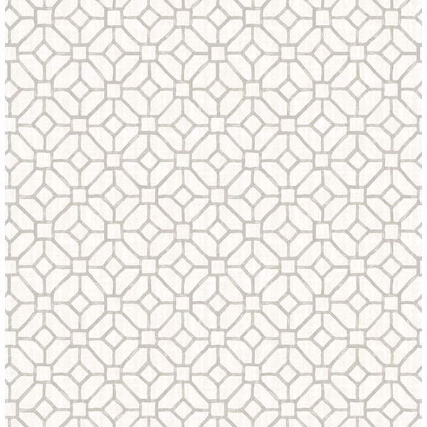 Picture of Gigi Light Grey Geometric Wallpaper 