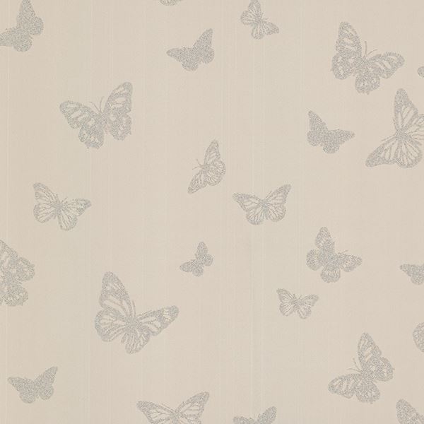 2704-20279 - Cafe Pearl Butterfly Wallpaper - by Brewster