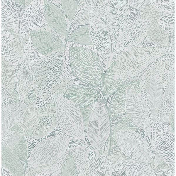 Picture of Niabi Green Leaves Wallpaper