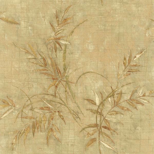 2704 Kazumi Olive Bamboo Texture Wallpaper By Brewster