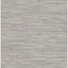 Picture of Natalie Grey Faux Grasscloth Wallpaper 