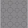 Picture of Matrix Black Geometric Wallpaper 