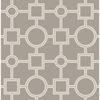 Picture of Matrix Taupe Geometric Wallpaper 