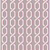 Picture of Twist Pink Geometric Wallpaper 