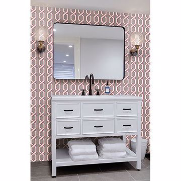 Show details for Twist Pink Geometric Wallpaper
