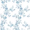 Picture of Claire Blue Floral Trail Wallpaper