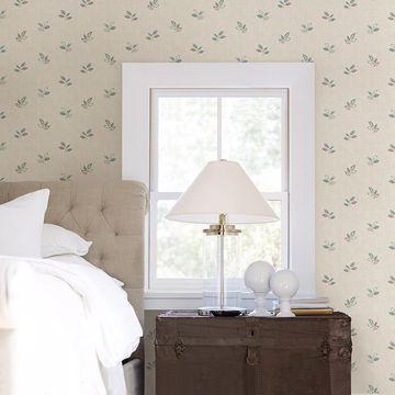 Show details for Leigh Coral Leaf Wallpaper