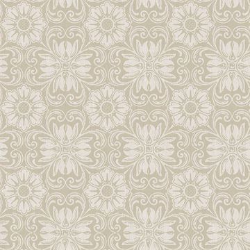 Picture of Hessle Taupe Floral Wallpaper