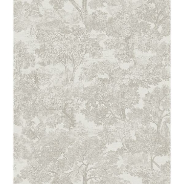 Picture of Blyth Grey Toile Wallpaper 