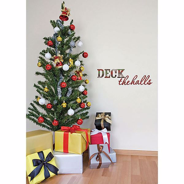 Picture of Deck the Halls Wall Quote Decals