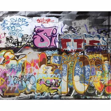 Show details for Graffiti Wall Mural