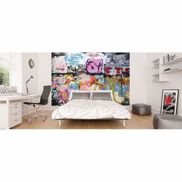 Show details for Graffiti Wall Mural