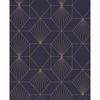Picture of Halcyon Plum Geometric Wallpaper 