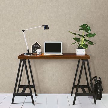 Show details for Halin Khaki Cross Hatch Wallpaper