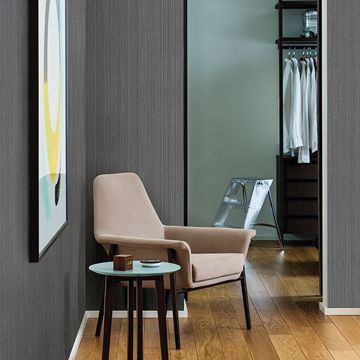 Show details for Jayne Charcoal Vertical Shimmer Wallpaper