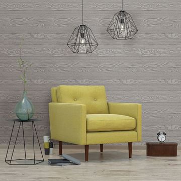 Show details for Salvaged Wood Grey Plank Wallpaper