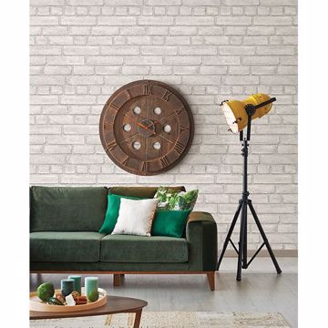 Show details for Façade Dove Brick Wallpaper