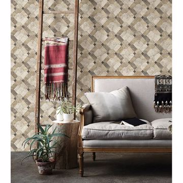 Show details for Devonshire Beige Marble Wallpaper