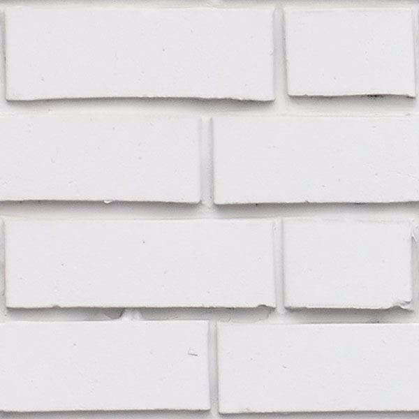 White Bricks L And Stick Foam Tiles