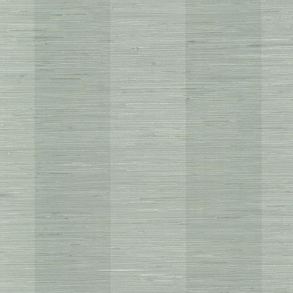 Picture of Oakland Aqua Grasscloth Stripe Wallpaper 