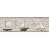 Picture of Set Sail Beige Wood Border 